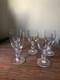 5 Verres A Vin Anciens Cristal De Lalique Modele Frejus