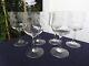 6 ANCIENS VERRES A VIN BLANC PORTO CRISTAL GRAVE St Louis modèle Empire GRAVURE