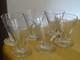 6 ANCIENS VERRES LIQUEUR CRISTAL GRAVURE PHENIX ART DECO 5,8 cm