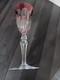 6 ANCIEN VERRE A Champagne DECO ROEMER CRISTAL DOUBLE COLORE 21.8 Cm
