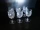 6 Ancien Verre &agrave; porto en cristal taill&eacute; Baccarat Mod&egrave;le Nancy 11cm