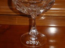 6 Anciennes Coupes à Champagne en Cristal Saint Louis Baccarat ils sont superbe
