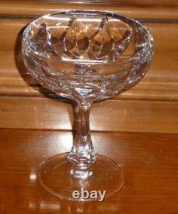 6 Anciennes Coupes à Champagne en Cristal Saint Louis Baccarat ils sont superbe