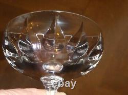 6 Anciennes Coupes à Champagne en Cristal Saint Louis Baccarat ils sont superbe