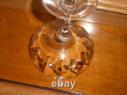 6 Anciennes Coupes à Champagne en Cristal Saint Louis Baccarat ils sont superbe