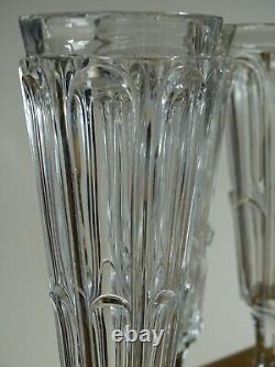 6 Anciennes Flutes A Champagne En Cristal Baccarat Le Creusot 19 Eme