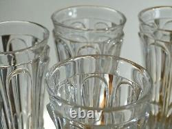 6 Anciennes Flutes A Champagne En Cristal Baccarat Le Creusot 19 Eme