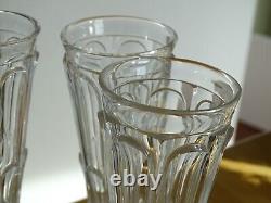 6 Anciennes Flutes A Champagne En Cristal Baccarat Le Creusot 19 Eme