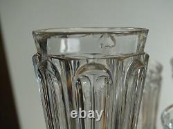 6 Anciennes Flutes A Champagne En Cristal Baccarat Le Creusot 19 Eme