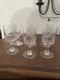 6 Anciennes Verres A Vin En Cristal De Baccarat Modele Palmettes Monograme