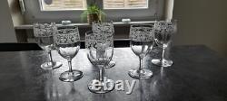 6 Anciens Verres A Eau En Cristal Baccarat Modele Chablis Catalogue 1916