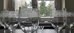 6 Anciens Verres A Eau En Cristal Baccarat Modele Chablis Catalogue 1916