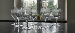 6 Anciens Verres A Eau En Cristal Baccarat Modele Chablis Catalogue 1916