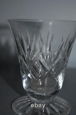 6 Anciens Verres à Vin Cristal Saint Louis Forme Tulipe sur Pied