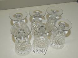 -6 VERRES A VIN EN CRISTAL ANCIEN CRISTALLERIE DE LORRAINE verre TABLE D