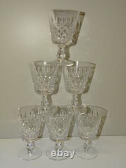 -6 VERRES A VIN EN CRISTAL ANCIEN CRISTALLERIE DE LORRAINE verre TABLE D