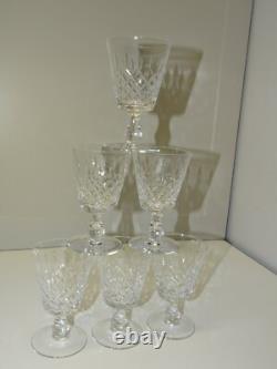 -6 VERRES A VIN EN CRISTAL ANCIEN CRISTALLERIE DE LORRAINE verre TABLE D