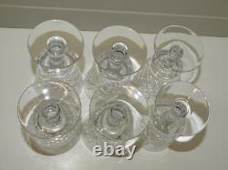 -6 VERRES A VIN EN CRISTAL ANCIEN CRISTALLERIE DE LORRAINE verre TABLE D