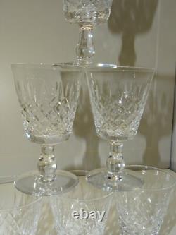 -6 VERRES A VIN EN CRISTAL ANCIEN CRISTALLERIE DE LORRAINE verre TABLE D