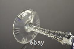 6 Verres A Vin Grand Ancienne Cristal Double Couleur Taille Raisin Traube Bohème