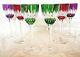 6 anciens verres ROEMERS en CRISTAL DE BACCARAT couleur estampillés mod CASSINO