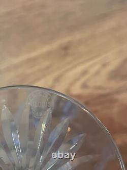 6 anciens verres à eau en cristal signés Saint Louis modèle Vendome