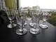 6 anciens verres &agrave; vin en cristal de BACCARAT mod&egrave;le CATON cuisine ART de TABLE