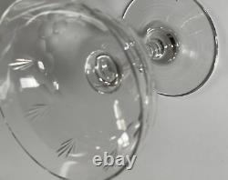 6 coupes Champagne Cristal BACCARAT Art de la Table ancienne avant 1936 XIX XXé