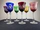 6 grand verres &agrave; eau ou vin anciens ROEMER en cristal de LORRAINE