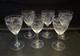 6 verres &agrave; Eau en Cristal de Saint Louis mod&egrave;le MANON H 16,8 Cm Anciens 1930