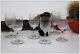 6 verres à vin n°4 cristal de Baccarat modèle Nancy 12 cm anciens Wine glasses