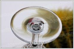 6 verres à vin n°4 cristal de Baccarat modèle Nancy 12 cm anciens Wine glasses