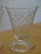 7 ANCIENS VERRES A LIQUEUR ART DECO EN CRISTAL STYLE BACCARAT ht 6,2 cm