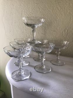 7 Anciennes Coupes À Champagne Modèle Mirabeau Portieux