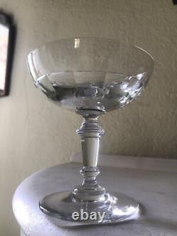 7 Anciennes Coupes À Champagne Modèle Mirabeau Portieux