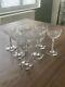 7 anciens verre à vin cristal Saint Louis Baccarat Val St Lambert pied creux