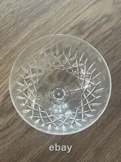 7 anciens verre à vin cristal Saint Louis Baccarat Val St Lambert pied creux