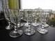 8 anciens verres &agrave; vin cristal de BACCARAT mod&egrave;le GONDOLE cuisine ART de TABLE
