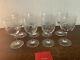 8 verres à eau gravé ancien en cristal de Baccarat (prix à la pièce)modèle1