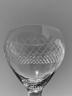 8 verres anciens en cristal