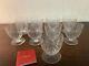 9 verres à vin rouge gravé ancien en cristal de Baccarat (prix à la pièce)