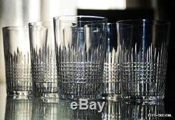 ANCIENNES GRAND 6 verres gobelets cristal BACCARAT NANCY signée crystal glasses