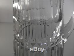 ANCIENNE Broc à eau CRUCHE modèle Buckingham Piccadilly cristal BACCARAT SIGNE