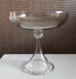 ANCIENNE COUPE à FRUITS / BAGUIER en CRISTAL Fin XVIII deb XIXème / Glass Verre