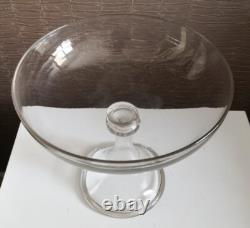 ANCIENNE COUPE à FRUITS / BAGUIER en CRISTAL Fin XVIII deb XIXème / Glass Verre