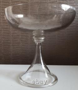 ANCIENNE COUPE à FRUITS / BAGUIER en CRISTAL Fin XVIII deb XIXème / Glass Verre