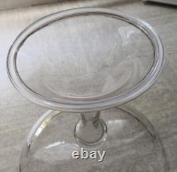 ANCIENNE COUPE à FRUITS / BAGUIER en CRISTAL Fin XVIII deb XIXème / Glass Verre