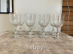 Ancien 6x Grand Verre Eau Vin Cristal BACCARAT Forme 9538 Taille 5777 15cm