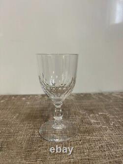 Ancien 6x Verre Vin Liqueur Cristal BACCARAT Forme 9538 Taille 5777 13cm