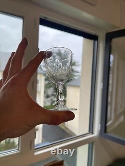 Ancien 6x Verre Vin Liqueur Cristal BACCARAT Forme 9538 Taille 5777 13cm